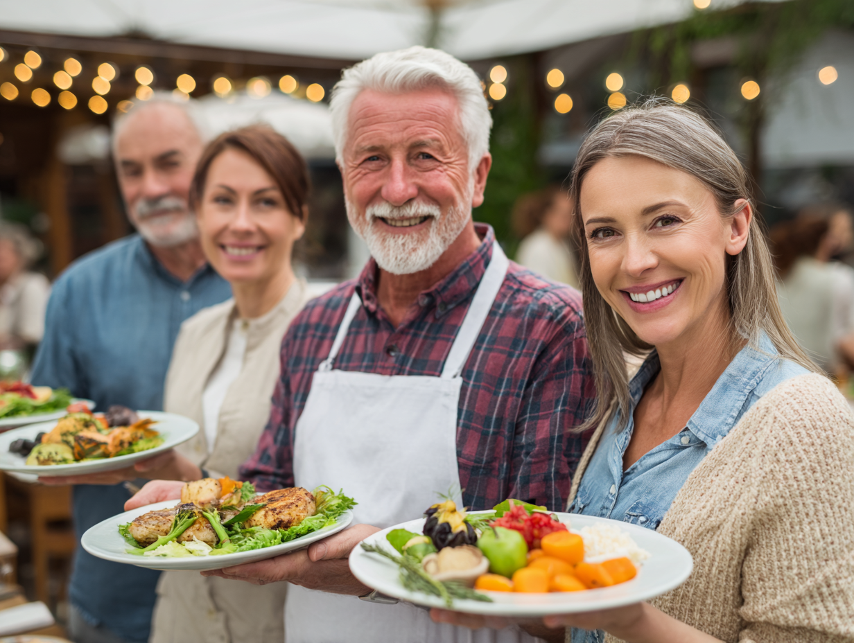 Приготування здорової їжі людьми різних поколінь
